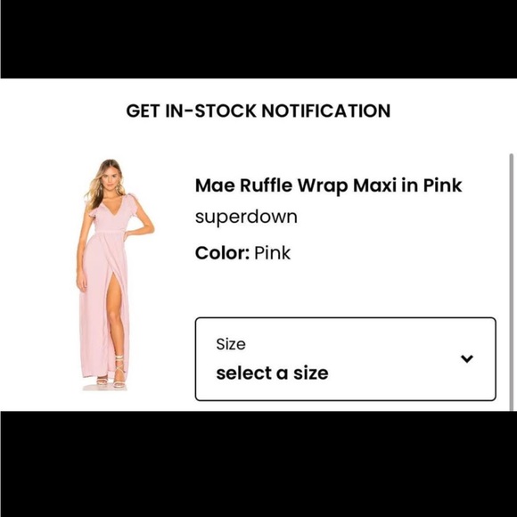 Revolve blush long dress - Picture 3 of 3